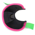Bild in Galerie-Betrachter laden, Jeffers Expression no-turn bell boots for horses, nylon, pink edge with neon green strap, pair

