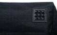 Load image into Gallery viewer, Jeffers Expression Deluxe Horse Grooming Bag, black fabric with square stud patch, adjustable strap
