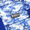 Load image into Gallery viewer, Jeffers Expression Equestrian Nylon Gear Bag; blue-and-white patterned duffel with Jeffers logo patch.
