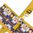 Load image into Gallery viewer, Jeffers Expression Horse Fan Bag with yellow webbing straps and patterned fabric.

