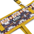 Load image into Gallery viewer, Jeffers Expression Horse Fan Bag with yellow webbing straps and geometric patterned fabric
