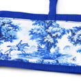 Load image into Gallery viewer, Jeffers Expression Horse Fan Bag; blue and white toile print with durable blue webbing handles
