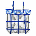 Load image into Gallery viewer, Jeffers Expressions Horse Fan Bag with blue straps and blue tie-dye top.
