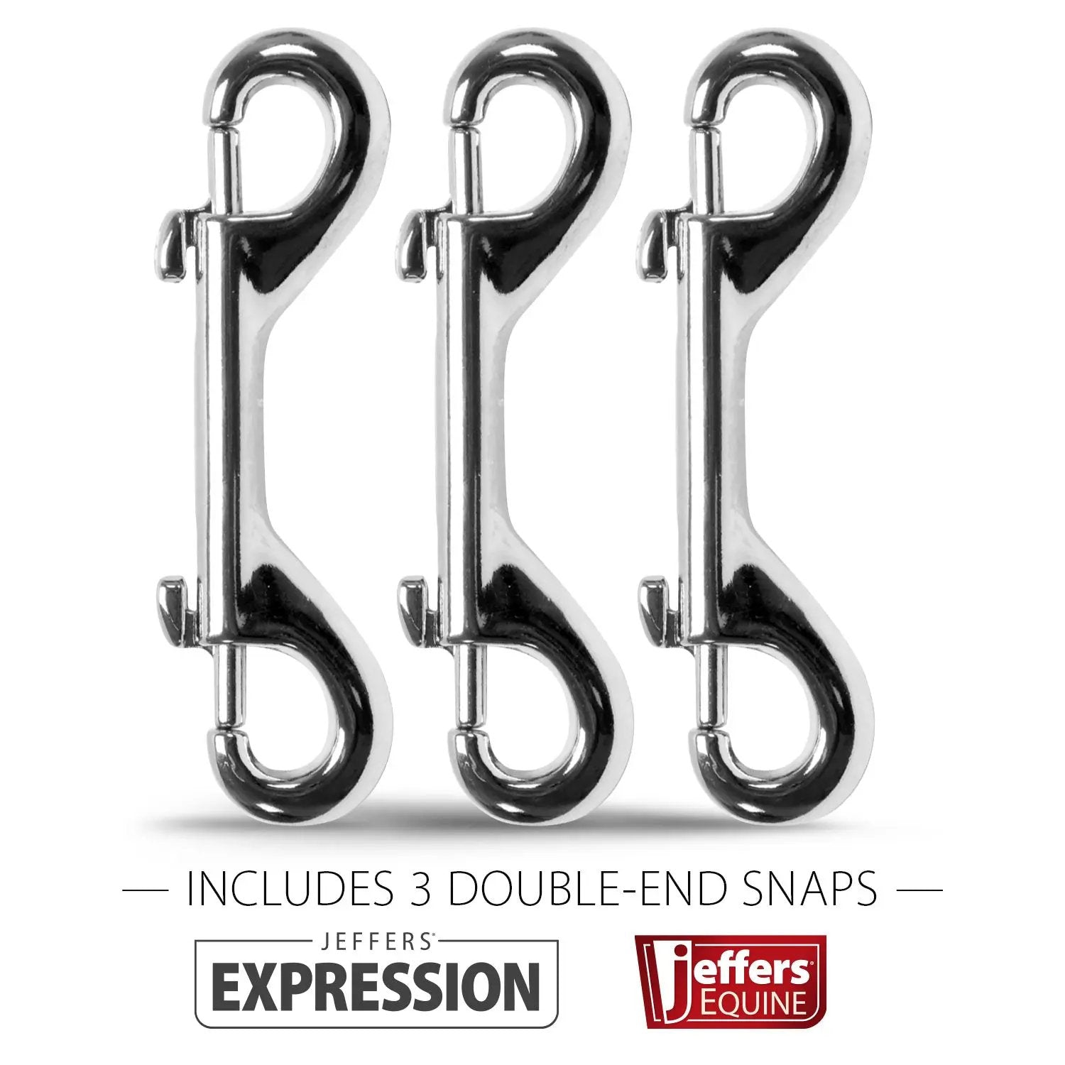 Jeffers Expression Horse Trailer Corner Feeder with 3 chrome double-end snaps