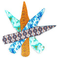 Load image into Gallery viewer, Jeffers Expression Lycra Horse Tail Bags, 24" long; six colorful prints in turquoise, orange, and blue.
