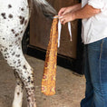 Load image into Gallery viewer, Jeffers Expression Lycra Horse Tail Bag, 24-inch long, orange floral pattern
