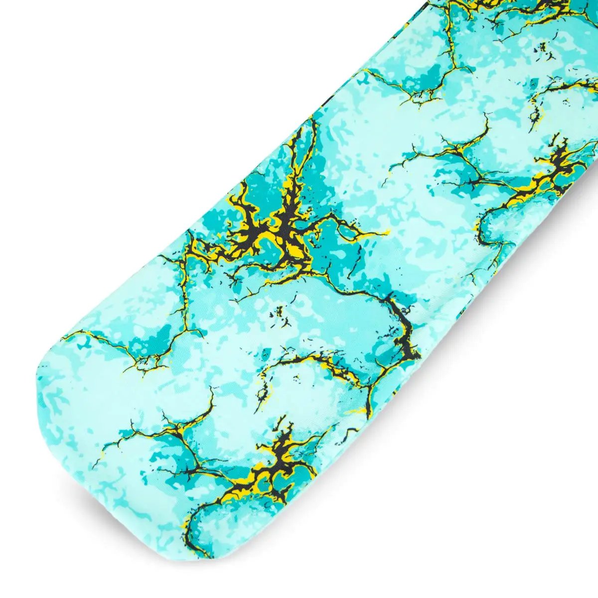 Jeffers Expression Lycra Horse Tail Bag, turquoise marbled pattern, 24 inches long