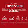 Carica l'immagine nel visualizzatore della galleria, Jeffers Expression Moisture-Wicking fleece dog coat.
