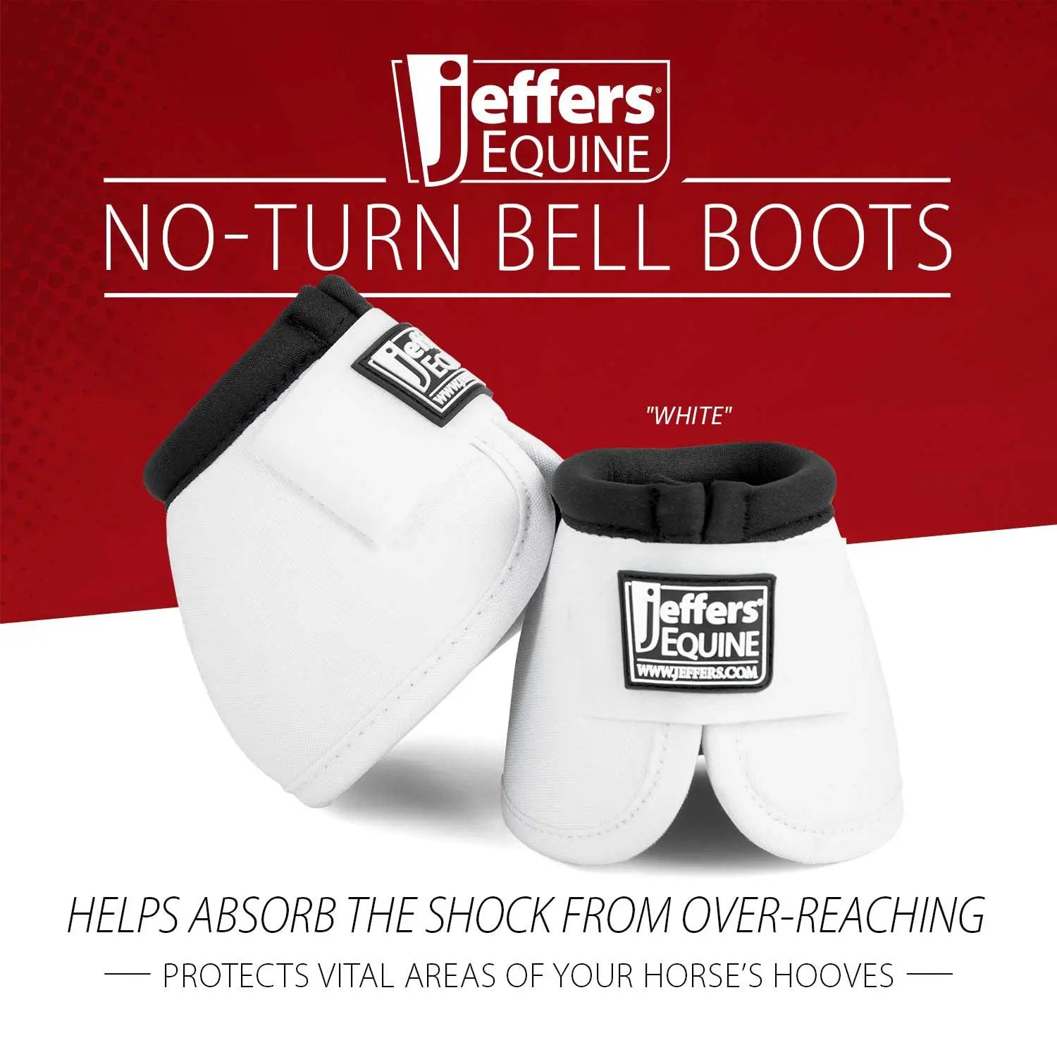Jeffers No-Turn Ballistic Bell Boots – Pair