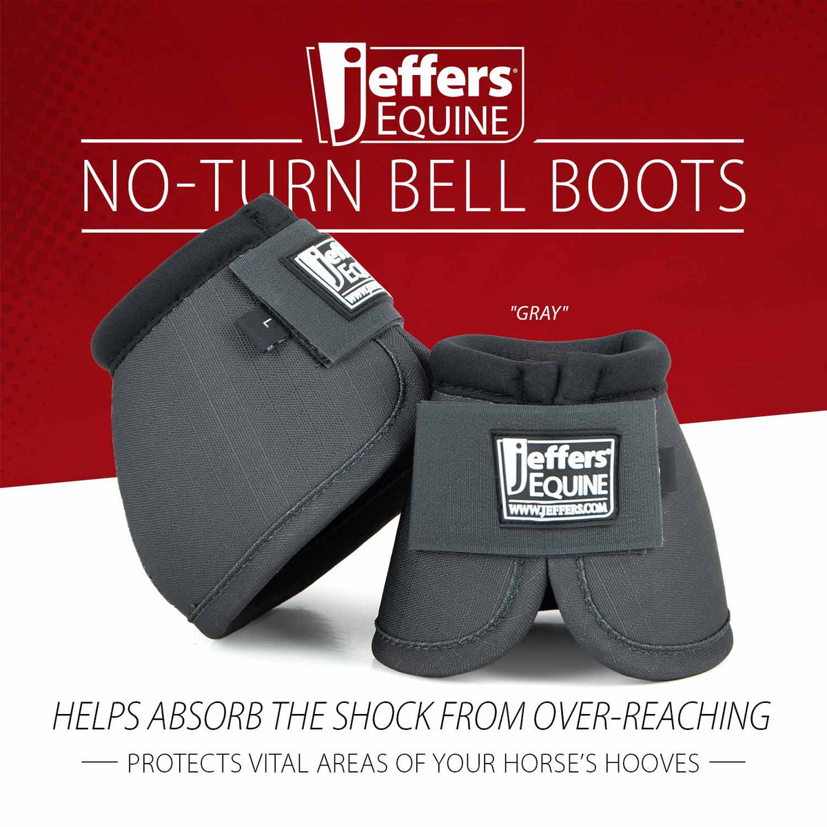 Jeffers No-Turn Ballistic Bell Boots – Pair