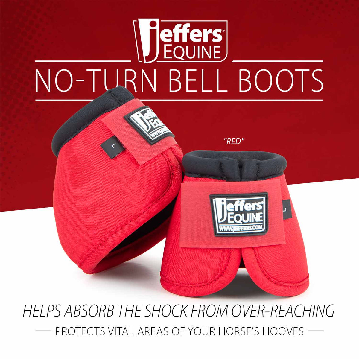 Jeffers No-Turn Ballistic Bell Boots – Pair