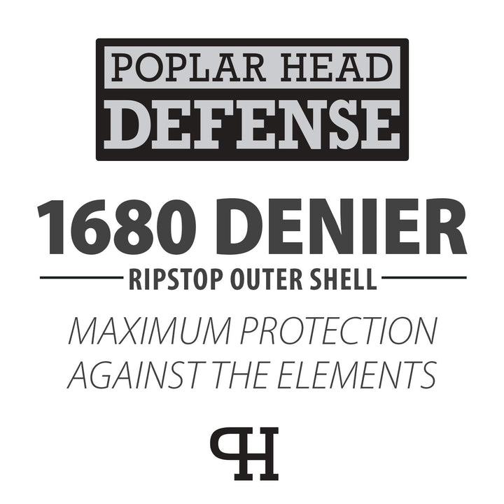 Jeffers Poplar Head Defense 1680D Detachable Neck Turnout Blanket, 360g, Plymouth Brown