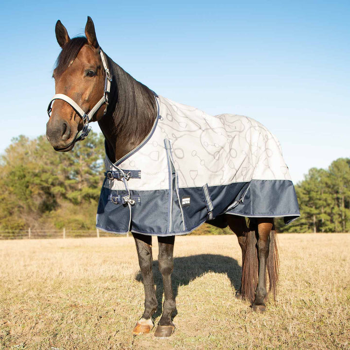 Jeffers Poplar Head Uniquely English 1200D Turnout Blanket, 240g