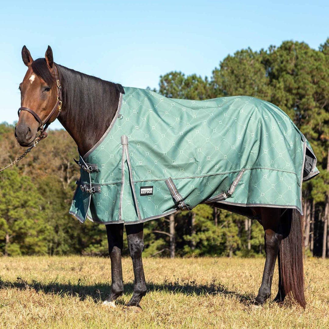 Jeffers Poplar Head Uniquely English 1200D Turnout Blanket, 240g