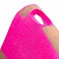 Bild in Galerie-Betrachter laden, Jeffers WoolLuxe 100% Wool Equine Saddle Pad in bright pink with tan leather patches.
