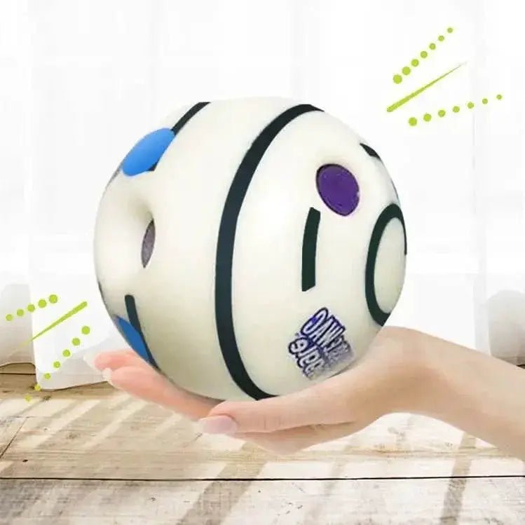 Interactive Chew Ball Rolls And Giggles Automatically For Dogs by Nai Pet Store