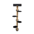 Carica l'immagine nel visualizzatore della galleria, Enjoy The Wood Large Black Cat Tree Multi Level Durable Design by Enjoy The Wood
