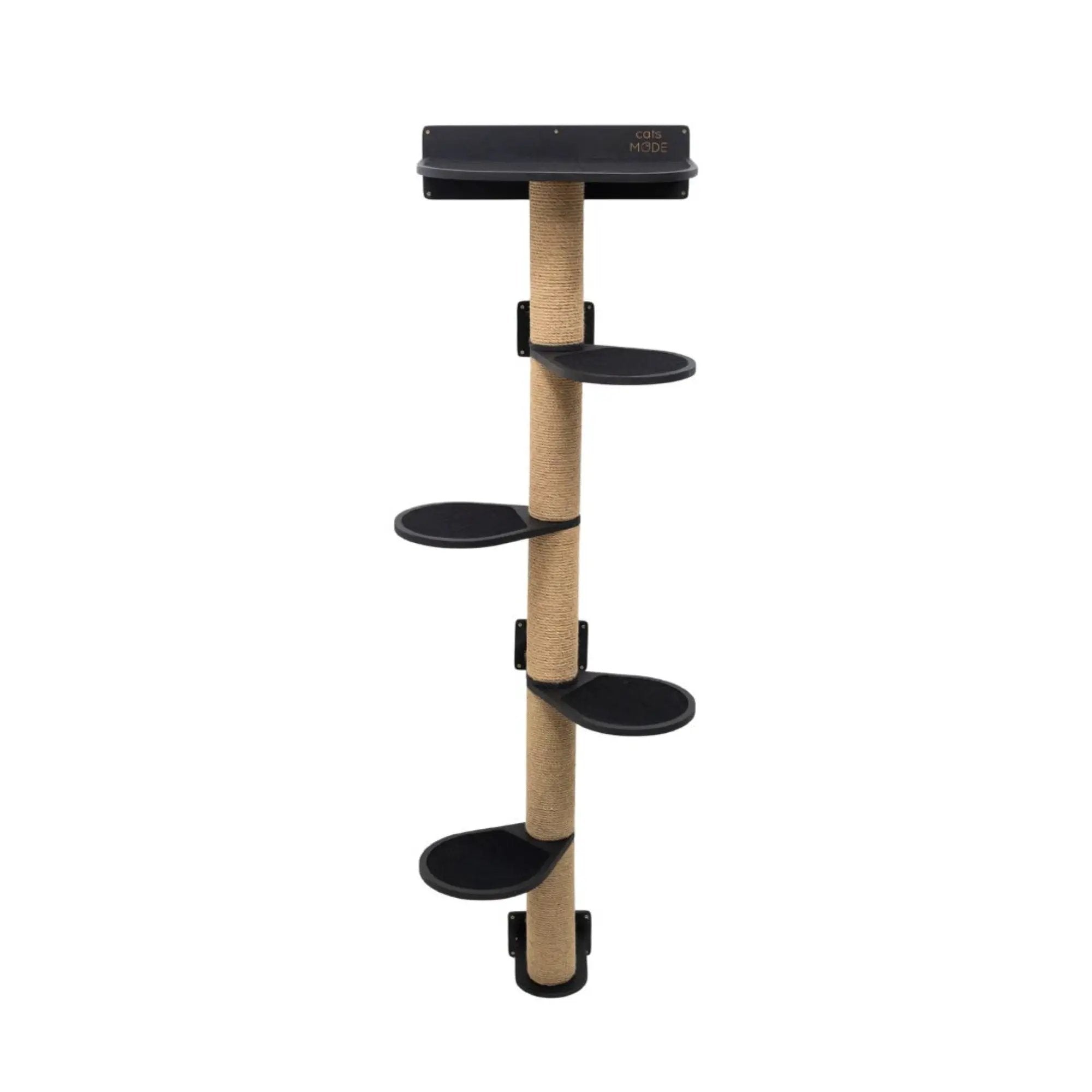 Enjoy The Wood Large Black Cat Tree Multi Level Durable Design by Enjoy The Wood