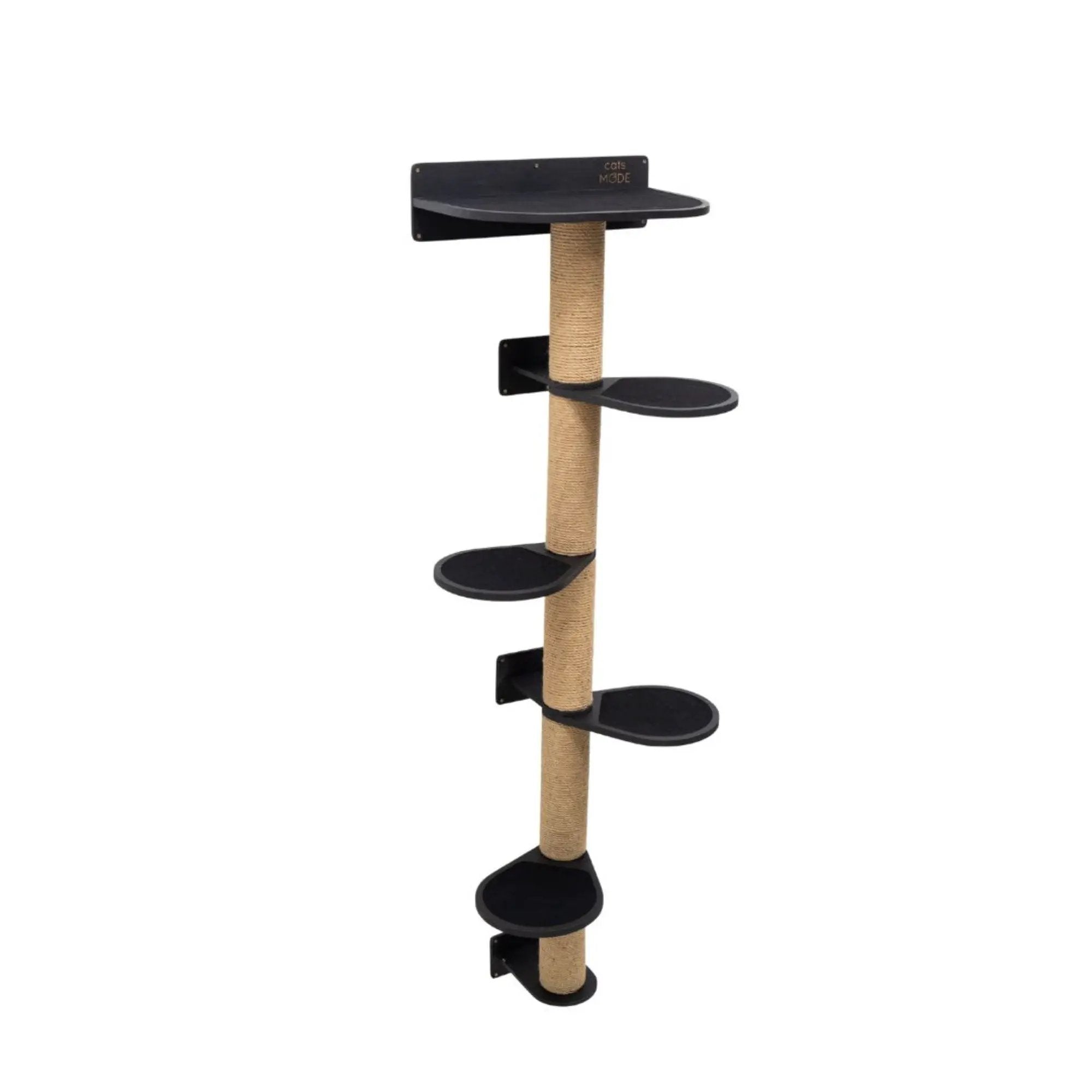 Enjoy The Wood Large Black Cat Tree Multi Level Durable Design by Enjoy The Wood