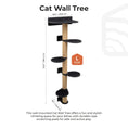 Carica l'immagine nel visualizzatore della galleria, Enjoy The Wood Large Black Cat Tree Multi Level Durable Design by Enjoy The Wood
