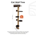 Bild in Galerie-Betrachter laden, Enjoy The Wood Large Cat Tree Dark Walnut Sturdy Plywood Playground by Enjoy The Wood
