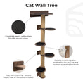 Bild in Galerie-Betrachter laden, Enjoy The Wood Large Cat Tree Dark Walnut Sturdy Plywood Playground by Enjoy The Wood
