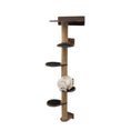 Bild in Galerie-Betrachter laden, Enjoy The Wood Large Cat Tree Dark Walnut Sturdy Plywood Playground by Enjoy The Wood

