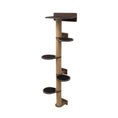 Bild in Galerie-Betrachter laden, Enjoy The Wood Large Cat Tree Dark Walnut Sturdy Plywood Playground by Enjoy The Wood

