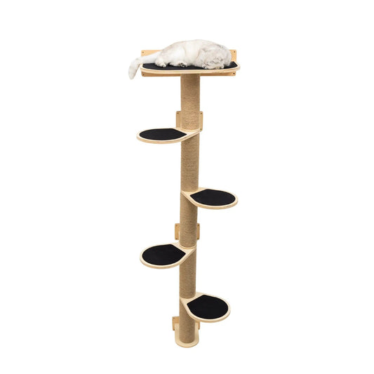 Enjoy The Wood Large Cat Tree Light Multi Level Interior Tower by Enjoy The Wood