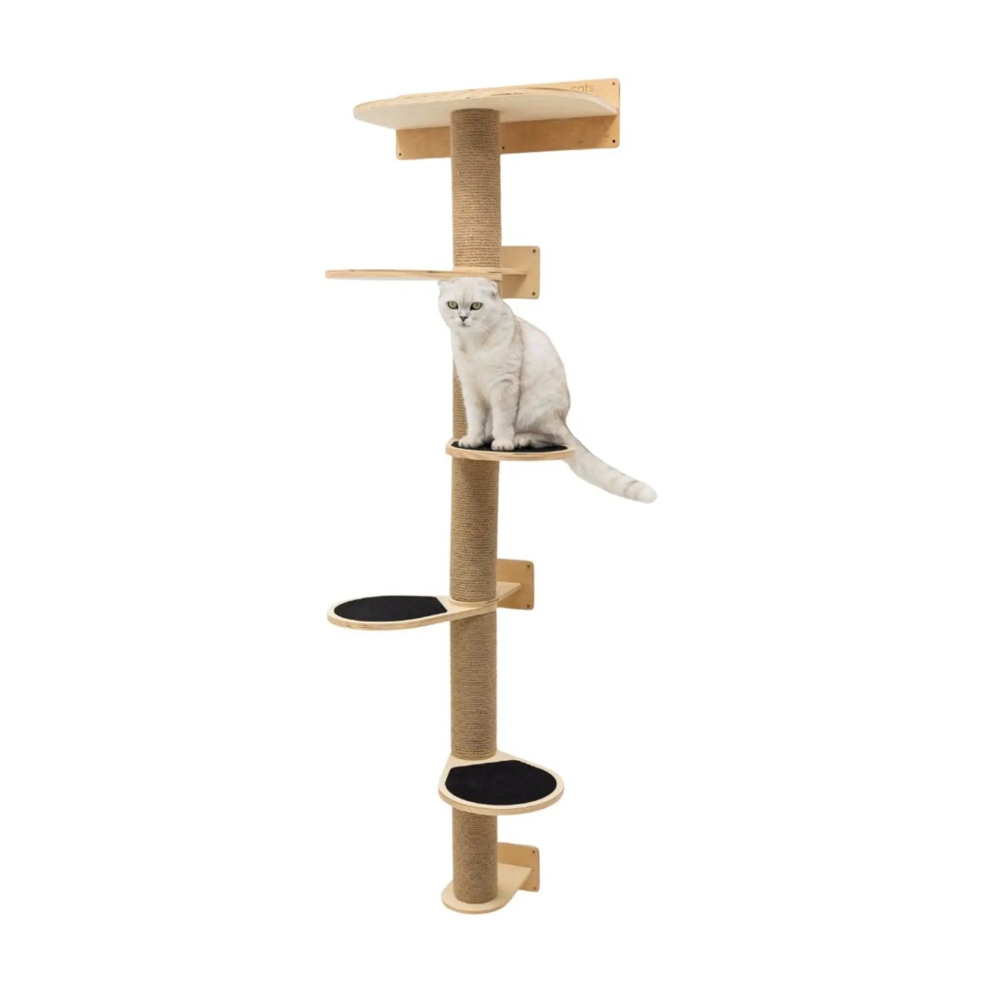 Enjoy The Wood Large Cat Tree Light Multi Level Interior Tower by Enjoy The Wood