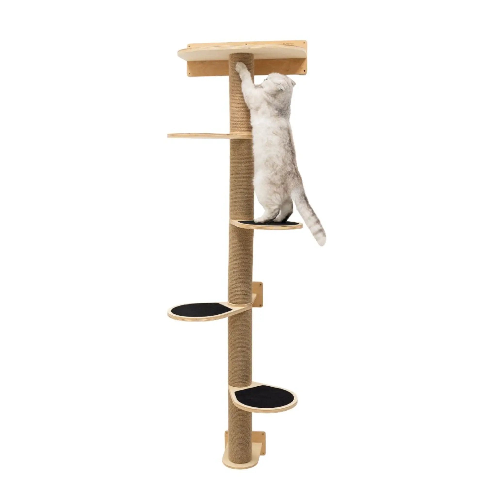 Enjoy The Wood Large Cat Tree Light Multi Level Interior Tower by Enjoy The Wood