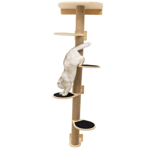 Enjoy The Wood Large Cat Tree Light Multi Level Interior Tower by Enjoy The Wood