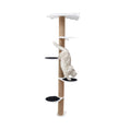 Load image into Gallery viewer, Enjoy The Wood Large White Cat Tree Soft Felt Sisal Scratching Tower by Enjoy The Wood
