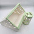 Charger l'image dans la visionneuse de la galerie, Open Air Hay Feeder and Hay Roller bundle by Bunny Business in pastel green, a small animal habitat accessory.
