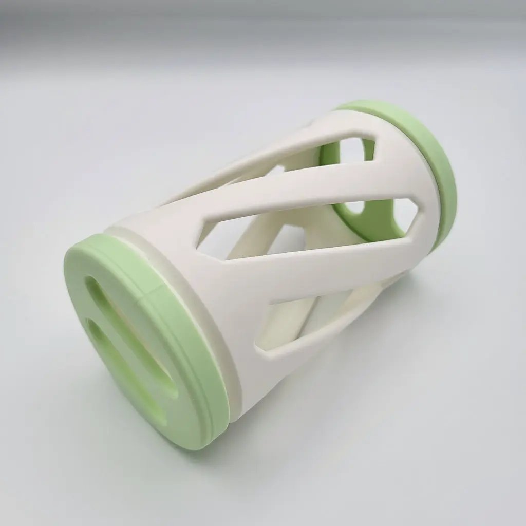 Hay Roller Rabbit Foraging Toy With Greens Holder Active Enrichment by Bunny Business