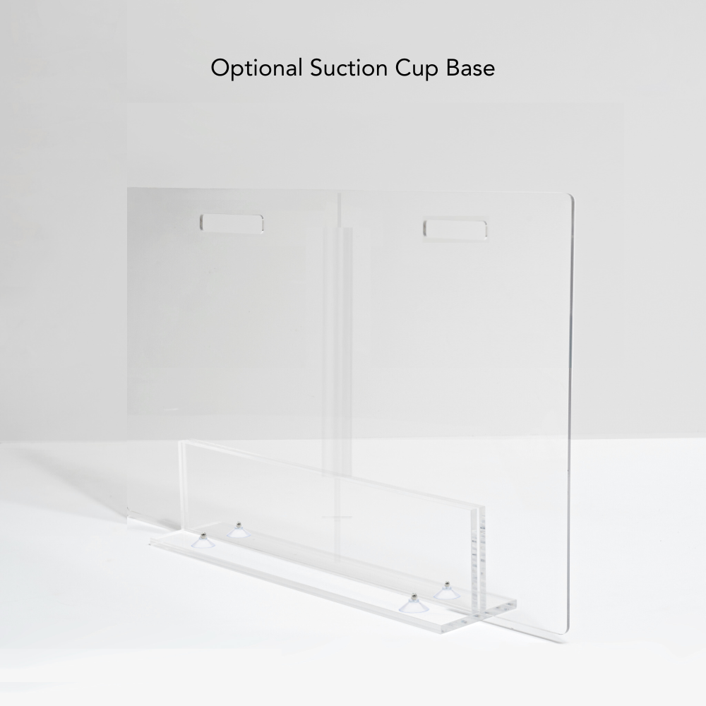 Hiddin Clear Acrylic Panel Pet Gate – Freestanding, 24 in High