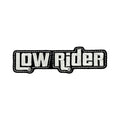 Carica l'immagine nel visualizzatore della galleria, Low Rider Embroidered Morale Patch Four Inches Wide Two Inches Tall For Tactical Vests And Harness Hook Fastener Backing by kiloninerpets
