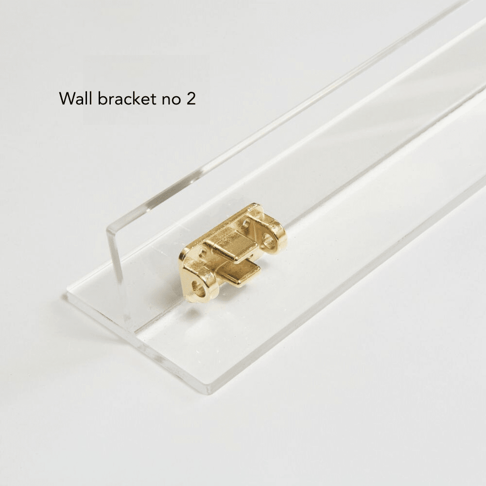 Hiddin Clear Acrylic Wall-Mounted Zig Zag Pet Gate – 30 in High