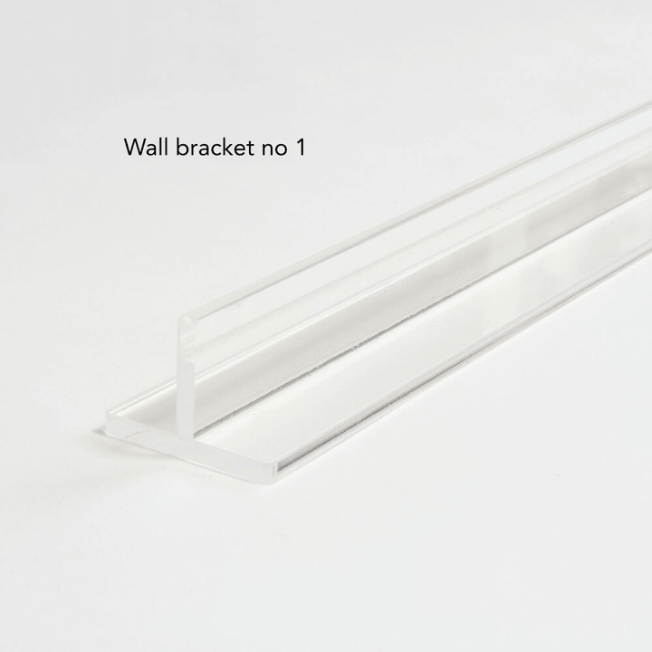 Hiddin Clear Acrylic Wall-Mounted Zig Zag Pet Gate – 24 in High