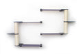 Load image into Gallery viewer, The Catacombs Cat Tree Scratching Post System; purple platforms with beige sisal posts.

