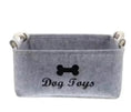Bild in Galerie-Betrachter laden, Luxury Felt Pet Toy Storage Basket With Wooden Handles For Homes by Nai Pet Store
