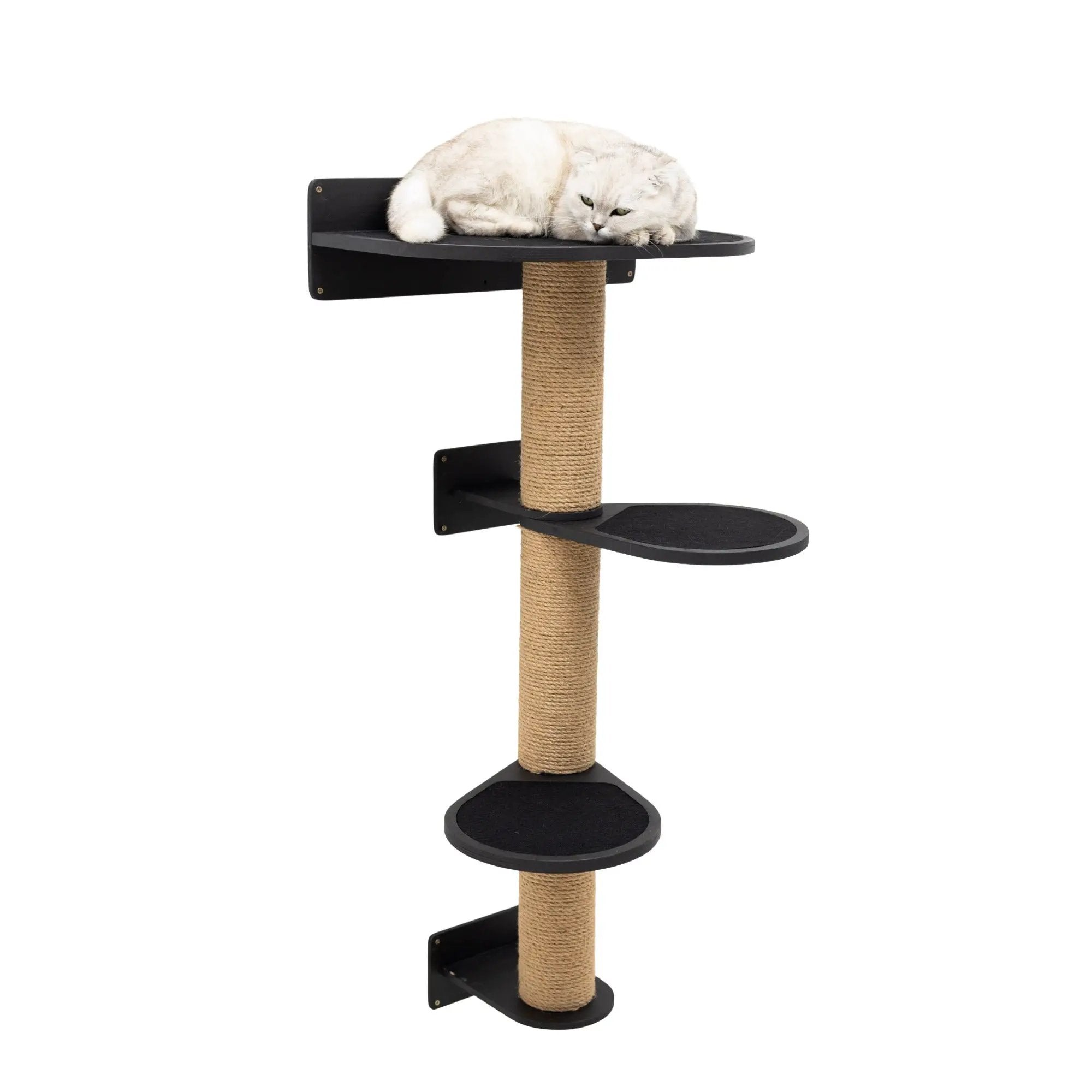 Enjoy The Wood Medium Cat Tree Black Stylish Durable Design by Enjoy The Wood
