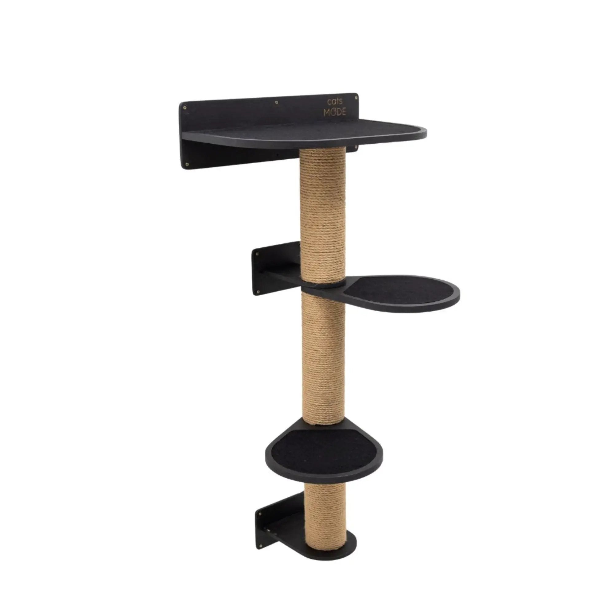 Enjoy The Wood Medium Cat Tree Black Stylish Durable Design by Enjoy The Wood