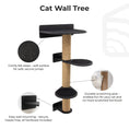 Bild in Galerie-Betrachter laden, Enjoy The Wood Medium Cat Tree Black Stylish Durable Design by Enjoy The Wood

