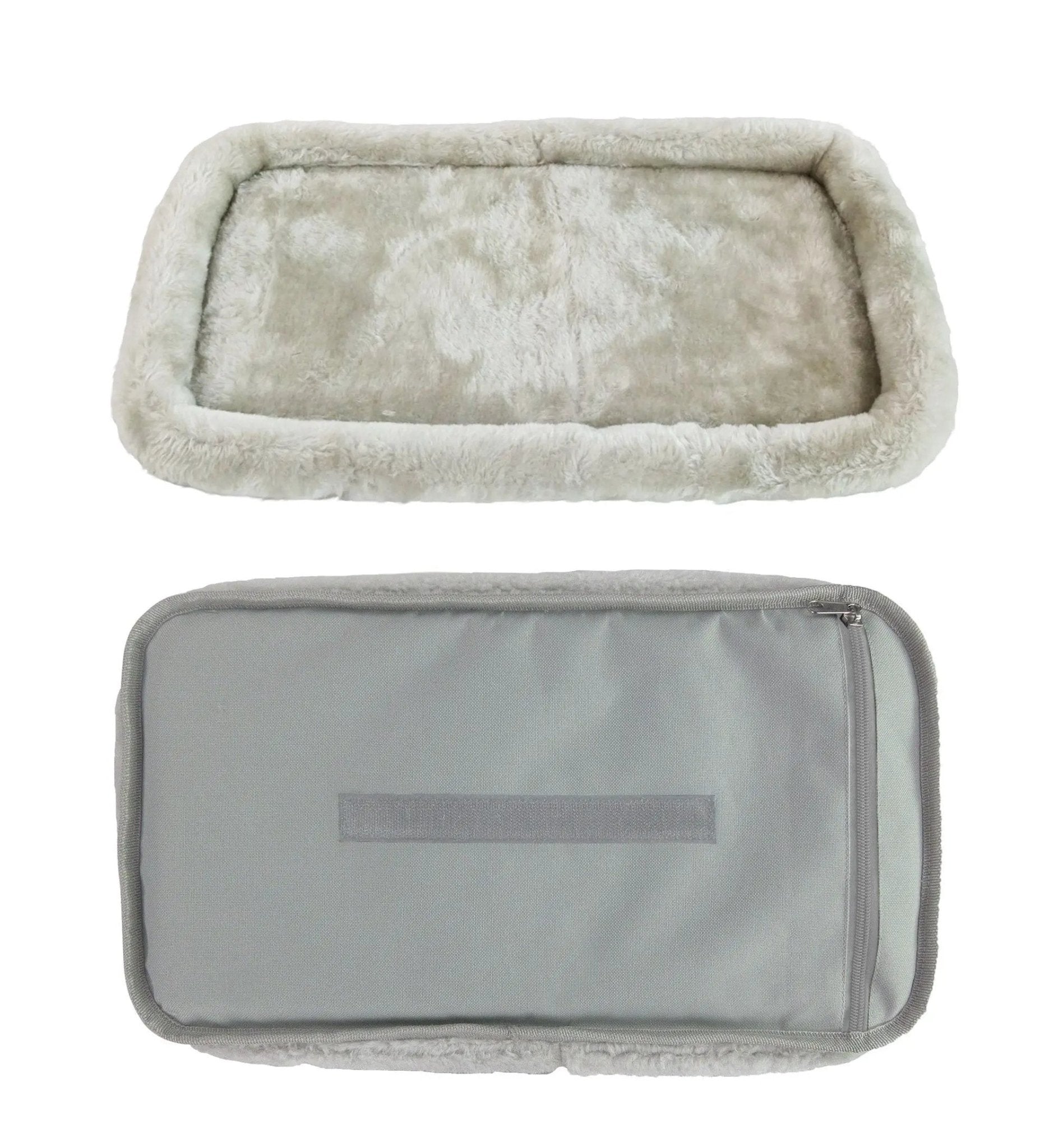 Mr. Peanut's Gold Series Big Apple Double Expandable Pet Carrier, grey plush interior, air travel approved