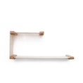 Load image into Gallery viewer, The Double Decker Cat Hanging Bed Set, Cat Hammock by Catastrophic Creations in natural wood with wall brackets
