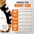 Bild in Galerie-Betrachter laden, NeoAlly dog rear leg hock brace with reflective straps; black with orange accents, Neoallypets branding for large dogs
