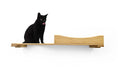 Load image into Gallery viewer, The Cat Nest Bed cat shelf by Catastrophic Creations, natural wood finish
