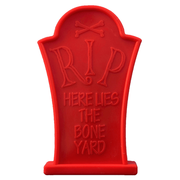 SodaPup Headstone nylon dog chew toy in orange