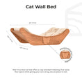 Charger l'image dans la visionneuse de la galerie, Floating Cat Shelf Perch Oak Wall Mounted Secure Resting Platform by Enjoy The Wood
